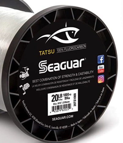 Seaguar TATSU Fluorocarbon 20lb 1000 yards