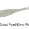Realis V-Tailshad 3″ Clear Pearl Silver Flake