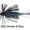 Realis Small Rubber Jig J023 Smoke / Blue